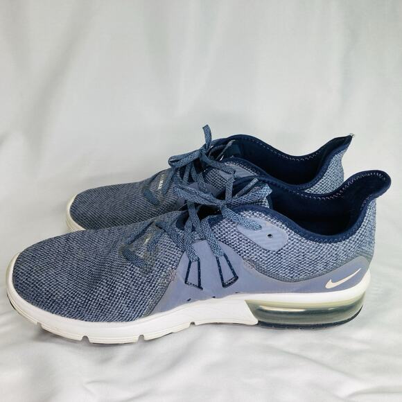 Nike Air Max Sequent 3 - Obsidian/Summit White -921694-402 - Size 10.5 - Picture 7 of 9